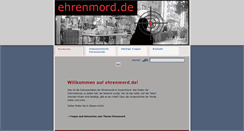 Desktop Screenshot of ehrenmord.de