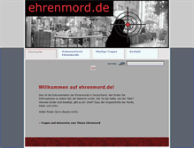 Tablet Screenshot of ehrenmord.de